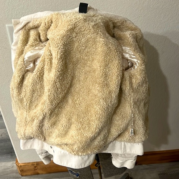 GAP corduroy fleece/teddy jacket, EUC - Picture 5 of 7